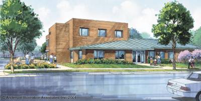 illustration of the new Catholic Multicultural Center