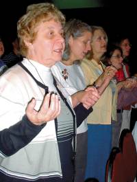 photo of Central Education Institute attendees at Mass
