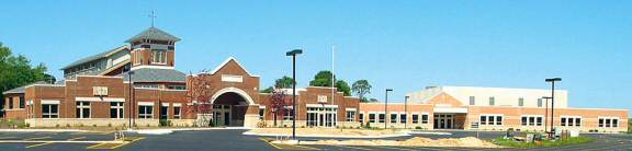 photo of St. Joseph Parish's new church and school in Fort Atkinson
